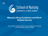 Manual Lifting Guidelines and Work-Related Injuries