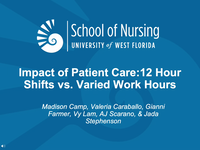 Impact of Patient Care: 12 Hour Shifts vs. Varied Work Hours