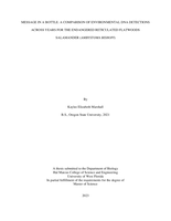 Message In A Bottle: A Comparison Of Environmental Dna Detections Across Years For The Endangered Reticulated Flatwoods Salamander (Ambystoma Bishopi)