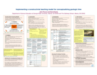 Implementing a constructivist teaching model for conceptualizing geologic time