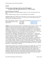 UWF-Escambia County Vibrio Winter Report 