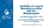 Synthesis of a Ligand Mimicking an Active Site of a Metalloenzyme