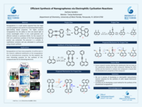 Efficient Synthesis of Nanographenes via Electrophilic Cyclization Reactions