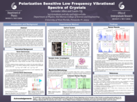 Polarization Sensitive Low Frequency Vibrational Spectra of Crystals