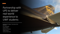 Partnership with UPS to Deliver Real-World Experience to UWF Students