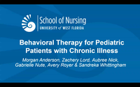 Behavioral Therapy for Pediatric Patients with Chronic Illness