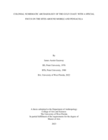 Colonial numismatic archaeology of the Gulf Coast: with a special focus on the sites around Mobile and Pensacola
