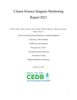 Citizen Science Seagrass Monitoring Report 2023