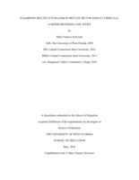 Examining Multiculturalism in Private Sector Dance Curricula: A Mixed Methods Case Study