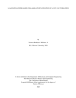 Leader-Follower-Based Collaborative Navigation Of A UGV-UAV Formation