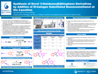 Synthesis of Novel 3-Halobenzo[b]thiophene Derivatives by Addition of Di-halogen Substituted Benzenemethanol at the 2-position