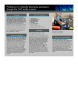 Proficiency in Molecular Laboratory Techniques Through the OUR Works Program