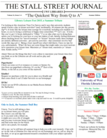 The Stall Street Journal: "The Quickest Way from Q to A"