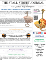 The Stall Street Journal: "The Quickest Way from Q to A"
