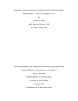 Readiness And Willingness For Positive Youth Development Professional Capacity Building In 4-H
