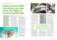Citizen science DNA barcoding can help solve the riddle of invasive lionfish diet