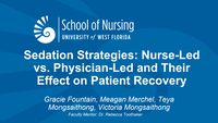 Sedation Strategies: Nurse-led vs. physcian-led and their effect on patient recovery