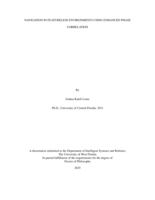 Navigation in Featureless Environments Using Enhanced Phase Correlation