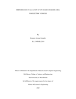 Performance Evaluation of on Board Charger (OBC) for Electric Vehicles