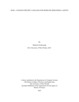 BADL: A Domain-Specific Language for Modeling Behavioral Agents