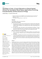 AprilTags in Unity: A Local Alternative to Shared Spatial Anchors for Synergistic Shared Space Applications Involving Extended Reality and the Internet of Things