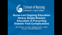 Nurse-Led Ongoing Education Versus Single-Session Education in Preventing Diabetic Foot Complications