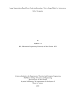 Image Segmentation-Based Scene Understanding using a Text-to-Image Model for Autonomous  Robot Navigation