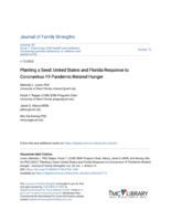 Planting a Seed: United States and Florida Response to Coronavirus-19 Pandemic-Related Hunger