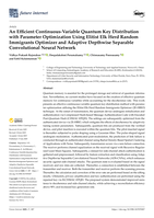 An Efficient Continuous-Variable Quantum Key Distribution with Parameter Optimization Using Elitist Elk Herd Random Immigrants Optimizer and Adaptive Depthwise Separable Convolutional Neural Network