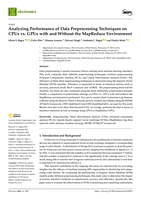 Analyzing Performance of Data Preprocessing Techniques on CPUs vs. GPUs with and Without the MapReduce Environment