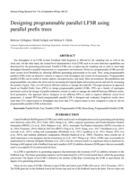 Designing programmable parallel LFSR using parallel prefix trees