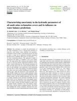 Characterizing uncertainty in the hydraulic parameters of oil sands mine reclamation covers and its influence on water balance predictions