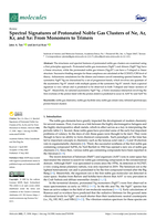 Spectral Signatures of Protonated Noble Gas Clusters of Ne, Ar, Kr, and Xe: From Monomers to Trimers