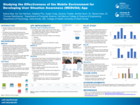 Studying the Effectiveness of the Mobile Environment for Developing User Situation Awareness (MEDUSA) App