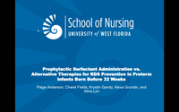 Prophylactic Surfactant Administration vs. Alternative Therapies for RDS Prevention in Preterm Infants Born Before 32 Weeks