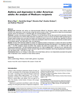 Asthma and depression in older American adults: An analysis of Medicare recipients