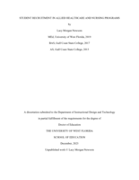 Student Recruitment in Allied Healthcare and Nursing Programs