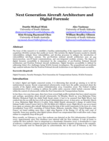 Next Generation Aircraft Architecture and Digital Forensic