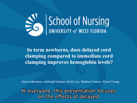 In term newborns, does delayed cord clamping compared to immediate cord clamping improves hemoglobin levels?