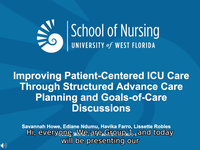 Improving Patient-Centered ICU Care Through Structured Advance Care Planning and Goals-of-Care Discussions