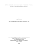 Settling the Debate?: A Discourse Analysis of the Drivers of Coastal Erosion in the Volta River Delta of Ghana