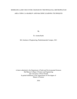Modeling Land Use/Cover Changes in the Pensacola Metropolitan Area Using CA-Markov and Machine Learning Techniques