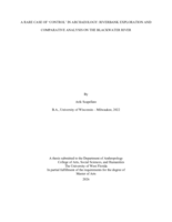 A Rare Case of 'Control' in Archaeology: Riverbank Exploration and Comparative Analysis on the Blackwater River