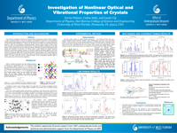 Investigation of Nonlinear Optical and Vibrational Properties of Crystals